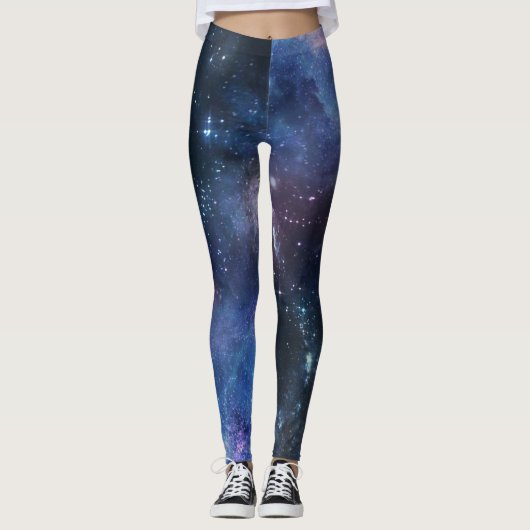 Leggings Galaxy Stars Universe (Devant)