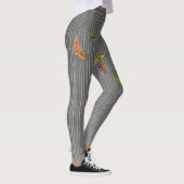 LEGGINGS GALERIES STRIPÉES AVEC DES PAPIERS CHINOIS (Droite)