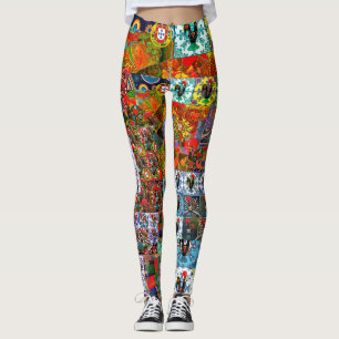 Leggings Galo de Barcelos, Portugal