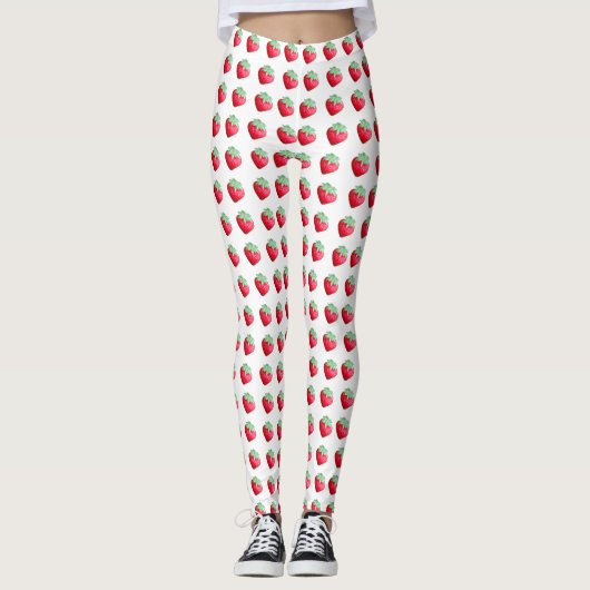 Leggings Galore de fraises (Devant)