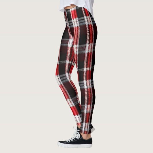 Leggings Gamme Abstraite Red Black (Gauche)