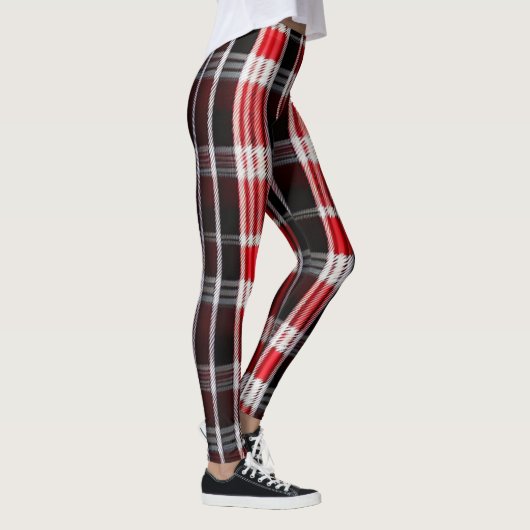 Leggings Gamme Abstraite Red Black (Droite)