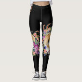 Leggings GARDEN DANCE CHOW - L'art est JAMBE HAUTE leggin (Devant)