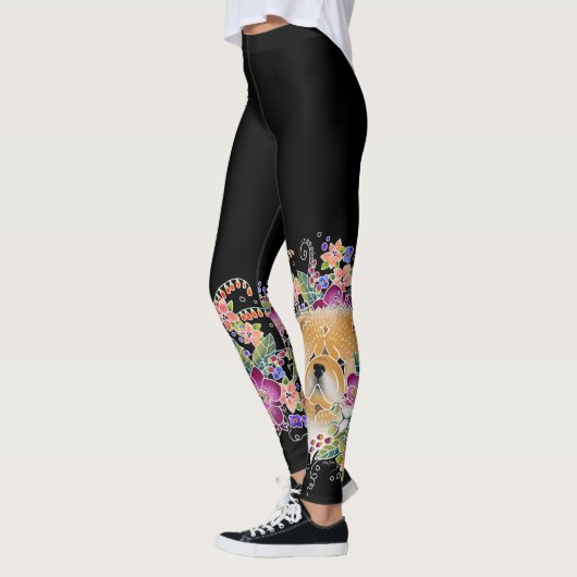 Leggings GARDEN DANCE CHOW - Légendes de concepteur (Gauche)