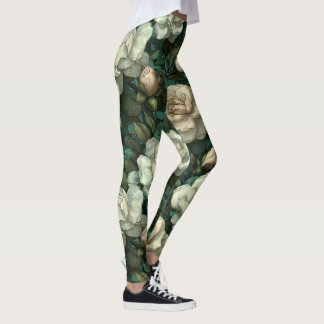 Leggings Gardenias Fleur Haltérophilie Gardenias Pétales