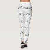 Leggings Garder de la promesse Feuille manuscrite Pantalon  (Dos)