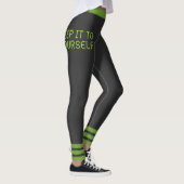 Leggings Gardez-le pour vous-même Green Strips (Droite)