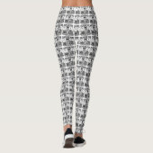 Leggings Gardien des Mers Renard Capitaine Dessin Nautical (Dos)