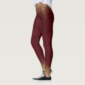 Leggings Garnet et Gold Elegant (Gauche)