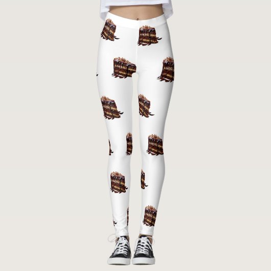 Leggings Gâteau au chocolat multi-couche indulgent de Slipp (Devant)