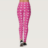 Leggings Gâteaux roses fantaisistes (Dos)