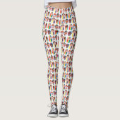 Leggings Gay pride arc-en-ciel drapeaux de genre barbe homm (Devant)