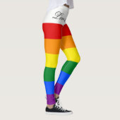 Leggings Gay pride de lesbienne du drapeau LGBT (Droite)