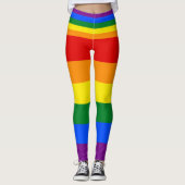 Leggings Gay pride de lesbienne du drapeau LGBT (Devant)