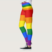 Leggings Gay pride de lesbienne du drapeau LGBT (Gauche)