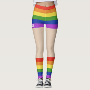 Leggings Gay pride Faux Shorts & Legs