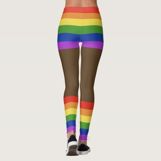 Leggings Gay pride Faux Shorts & Legs (Dos)