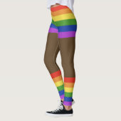Leggings Gay pride Faux Shorts & Legs (Gauche)