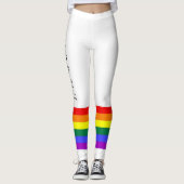 Leggings Gay pride LGBT Colorful Rainbow Love is Love (Devant)