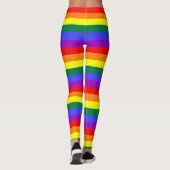 Leggings Gay pride LGBT couleur Motif arc-en-ciel (Dos)