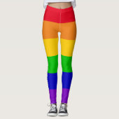 Leggings Gay pride rainbow flag de quarantaine citation par (Devant)