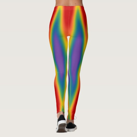 Leggings gay pride Rainbow Love Stretchy Pants (Dos)