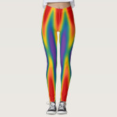Leggings gay pride Rainbow Love Stretchy Pants (Devant)