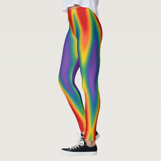Leggings gay pride Rainbow Love Stretchy Pants (Gauche)