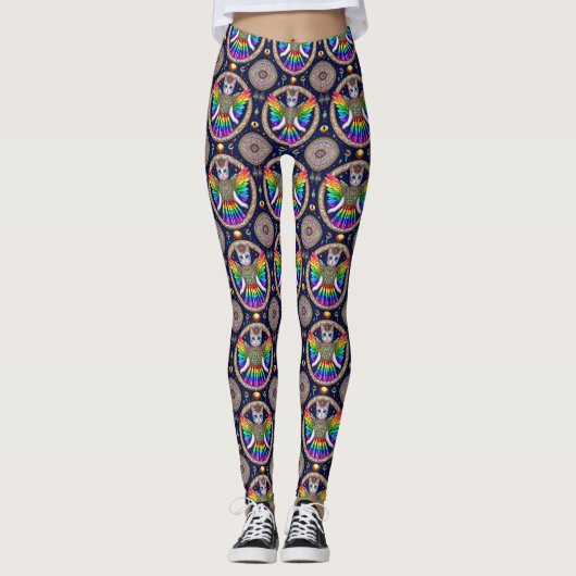 Leggings Gay Rainbow Pride Chat Fairy (Devant)