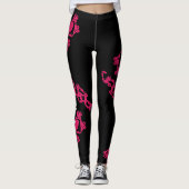 Leggings GeckoLand rose (Devant)