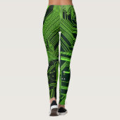 Leggings Geek de la carte de circuit électronique Nerd PCB  (Dos)
