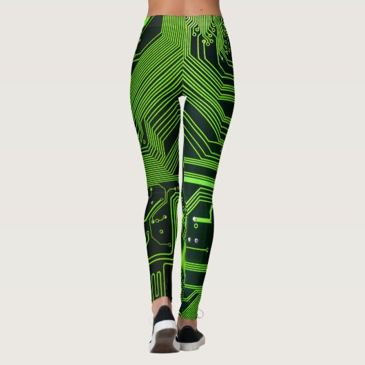Leggings Geek de la carte de circuit électronique Nerd PCB  (Dos)