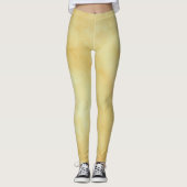 Leggings Geel Gouds Design (Voorkant)