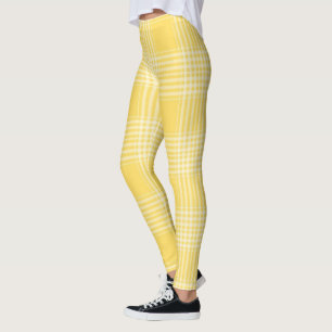 Leggings-geel speldenwerk voor vrouwen leggings
