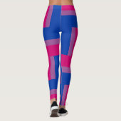 Leggings geïnspireerd door Bisexual Pride Flag (Achterkant)
