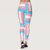 Leggings geïnspireerd door trans-Pride vlag (Achterkant)