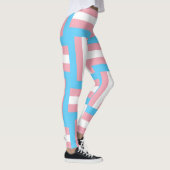 Leggings geïnspireerd door trans-Pride vlag (Rechts)