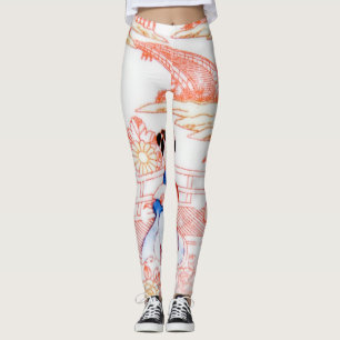 Leggings Geishas dans le jardin