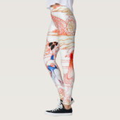 Leggings Geishas dans le jardin (Gauche)