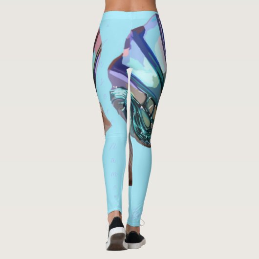 Leggings Gems océaniques (Dos)