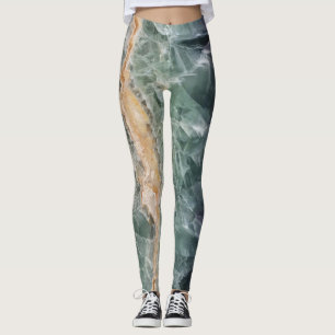 Leggings Gemstone coloré Fluorite rayé Gem photo