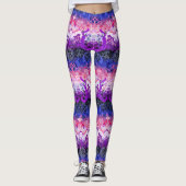 Leggings Genderfluide Dragon Damask - Genderfluide Fierté D (Devant)