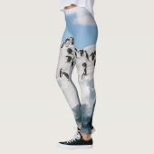 Leggings Gentoo Penguin Antarctica Iceberg Playtime (Gauche)