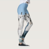Leggings Gentoo Penguin Antarctica Iceberg Playtime (Droite)