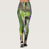 Leggings Géocinthe bleu au printemps (Dos)