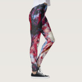 Leggings Géode cristal Red Agate Abstrait (Droite)