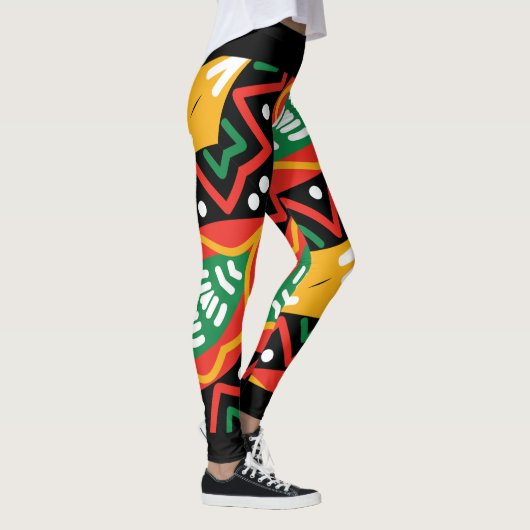 Leggings Géographie du Mois de l'histoire noire (Droite)