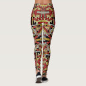 Leggings Géométhorique Tribal/Motif ethnique (Dos)