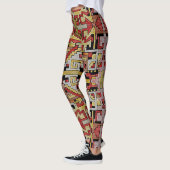 Leggings Géométhorique Tribal/Motif ethnique (Gauche)