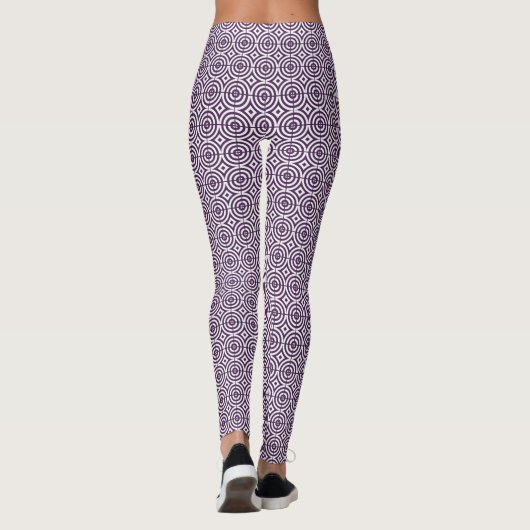 Leggings GeoMetric violet (Dos)